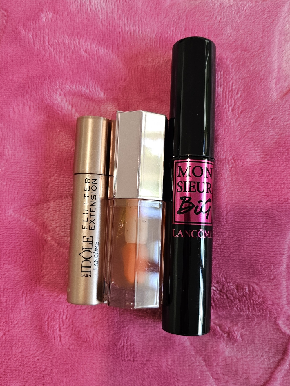 New Lancome Luxury Makeup Set Monsieur Big Mascara Lash Idole Lip Idole Gloss